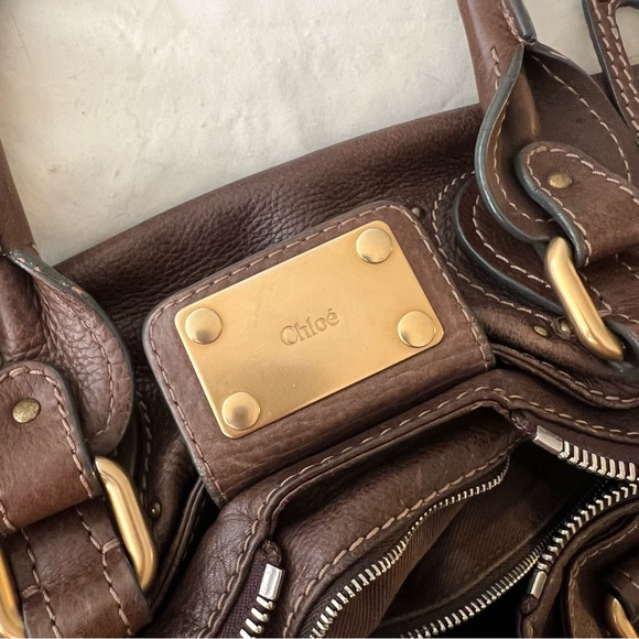 Chloe Paddington Brown Leather and Gold Hardware - Picture 9 of 9
